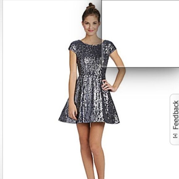 B. Darlin Sparkling Sequin Dress - Picture 1 of 6